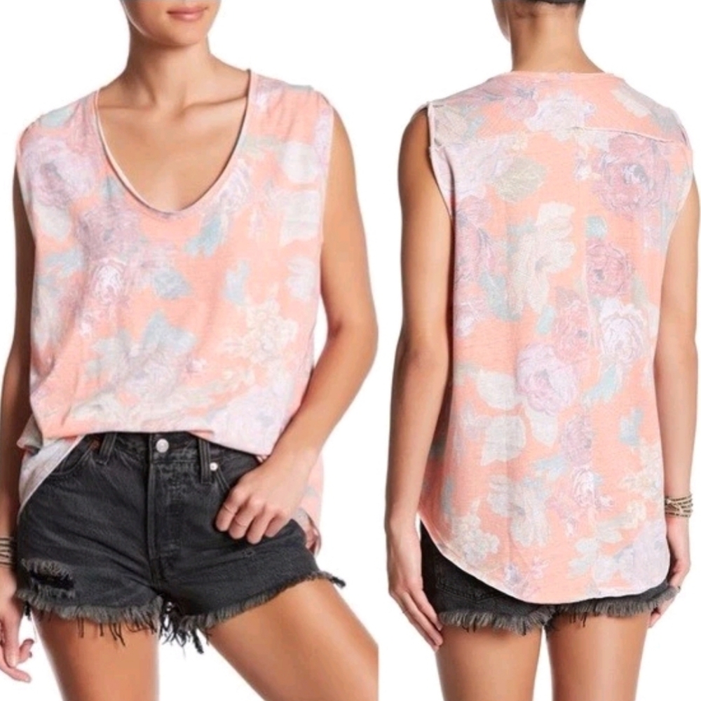 We The Free Gardenia Tee Orange XS